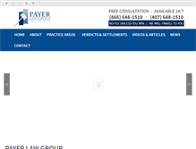 Tablet Screenshot of payerlawgroup.com